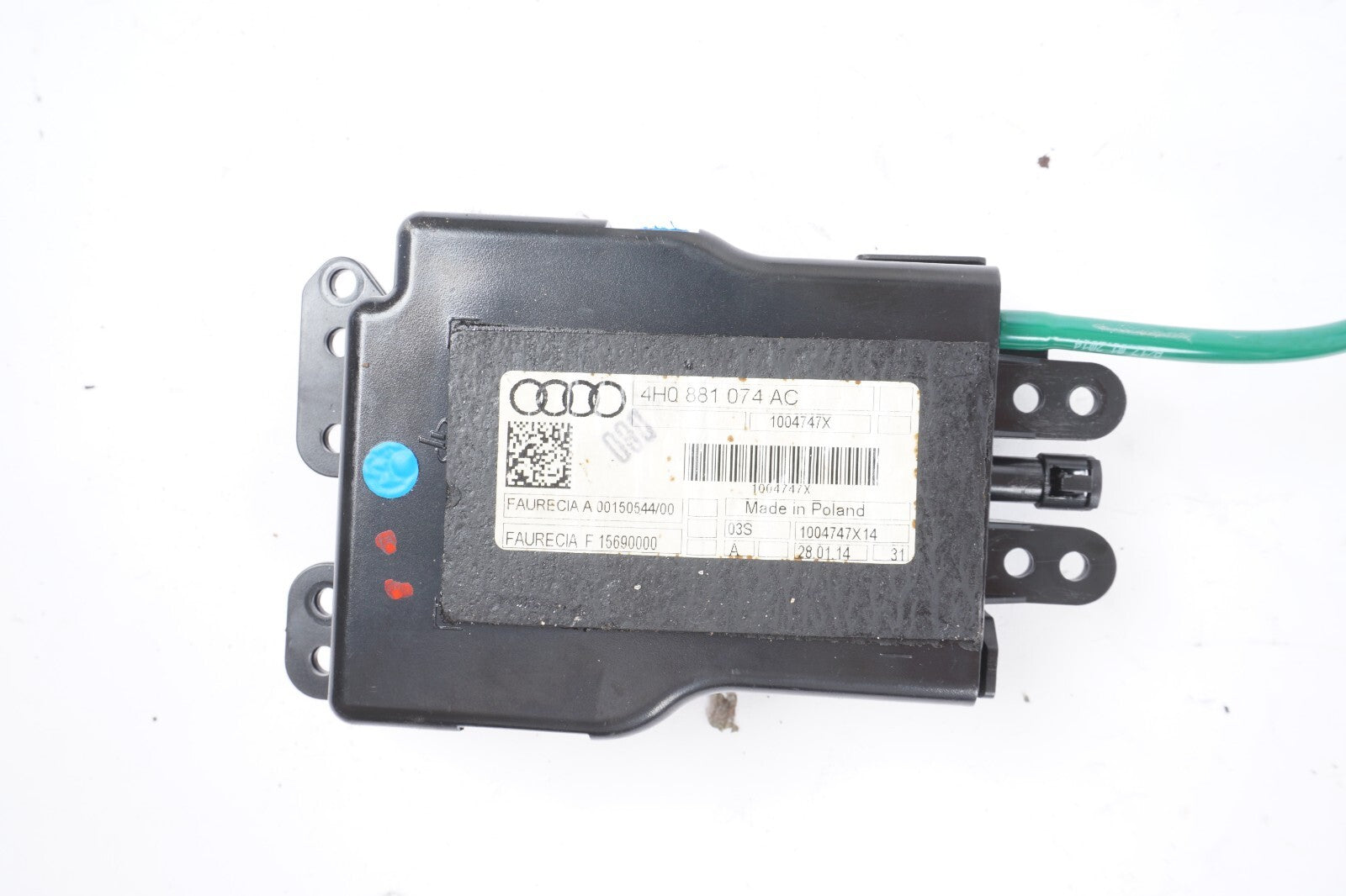 11-17 AUDI A8 A8L S8 FRONT RIGHT PASSENGERG SEAT AIR PUMP MODULE FAN SET OEM