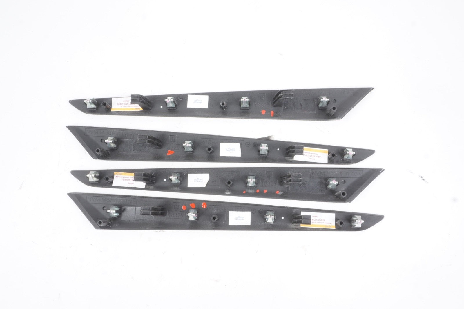 2014 - 2017 Maserati Ghibli S 3.0L Door Wood Trim Molding Set Of 4 OEM