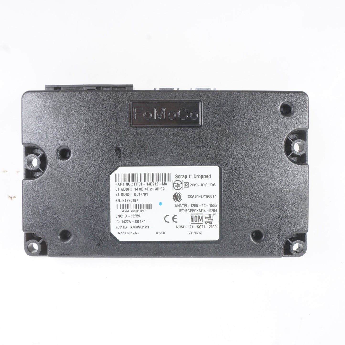 2015 - 2016 Ford Focus Chassis Brain Box Communication Sync Module Unit OEM