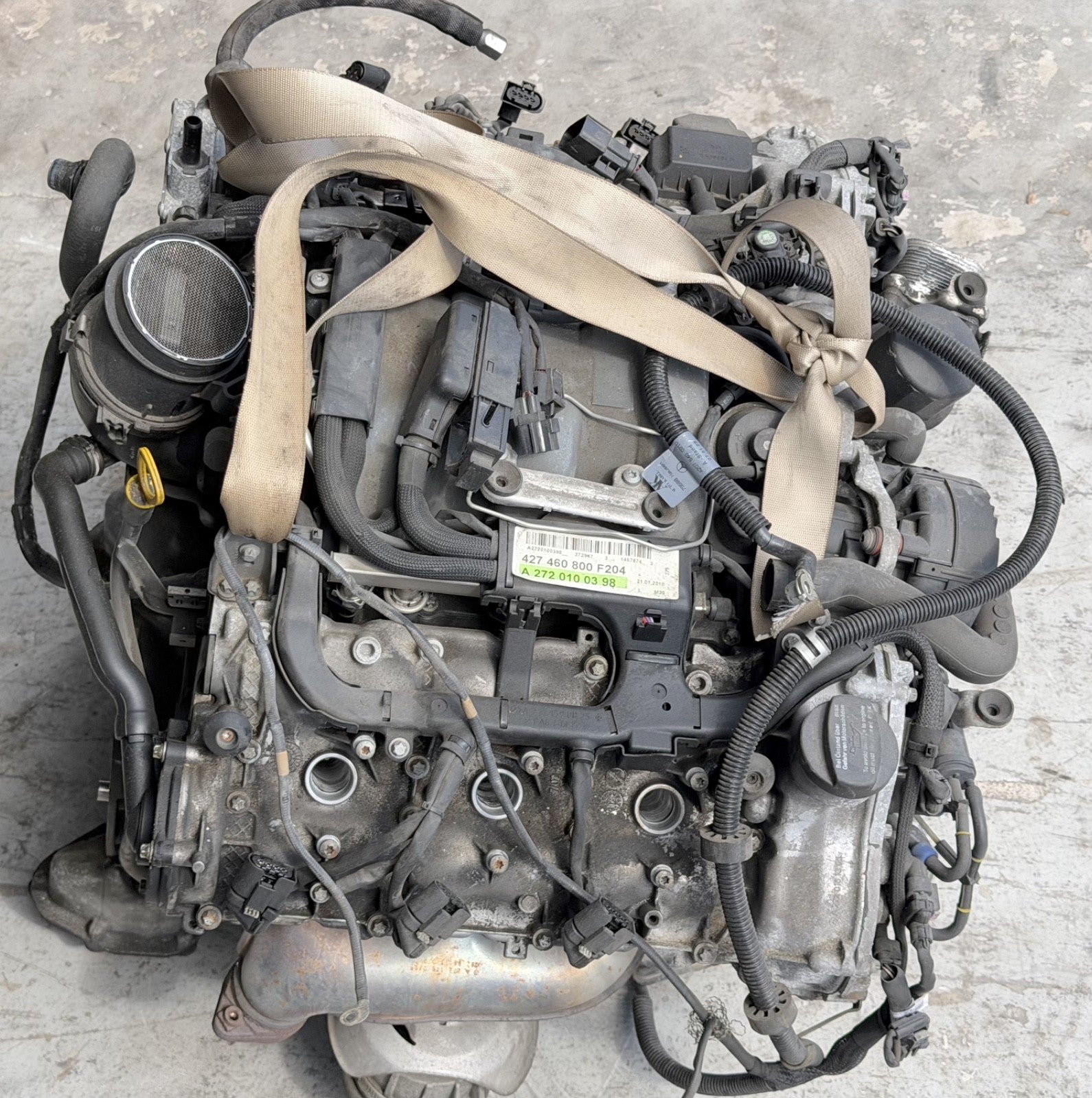 2008–2011 MERCEDES C300 W204 3.0L V6 AWD ENGINE MOTOR 86K MILES TESTED