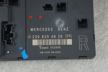 2003-2008 Mercedes Sl550 Sl500 R230 Right Side Door Control Module 2308204826