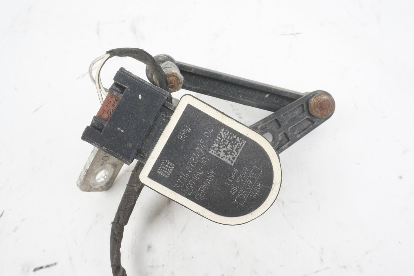 2012 - 2018 BMW 640i 650i F12 REAR LEFT HEADLIGHT HEIGHT LEVEL SENSOR OEM