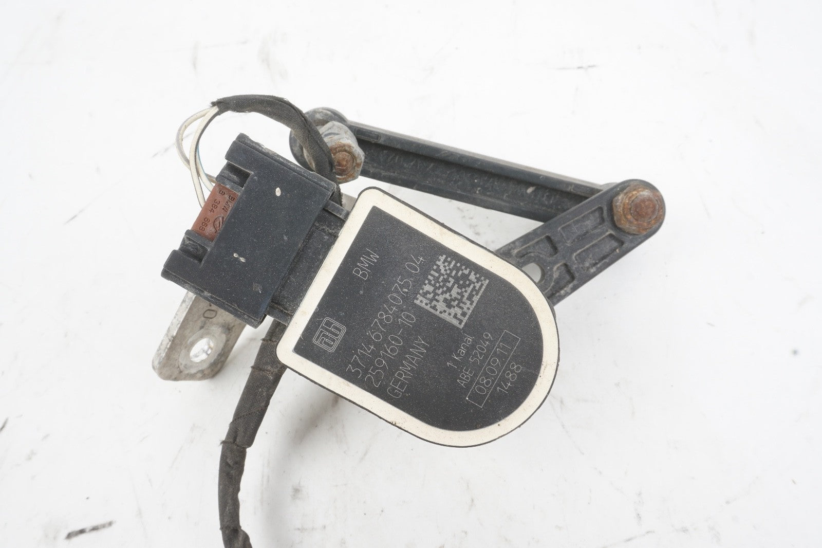 2012 - 2018 BMW 640i 650i F12 REAR LEFT HEADLIGHT HEIGHT LEVEL SENSOR OEM