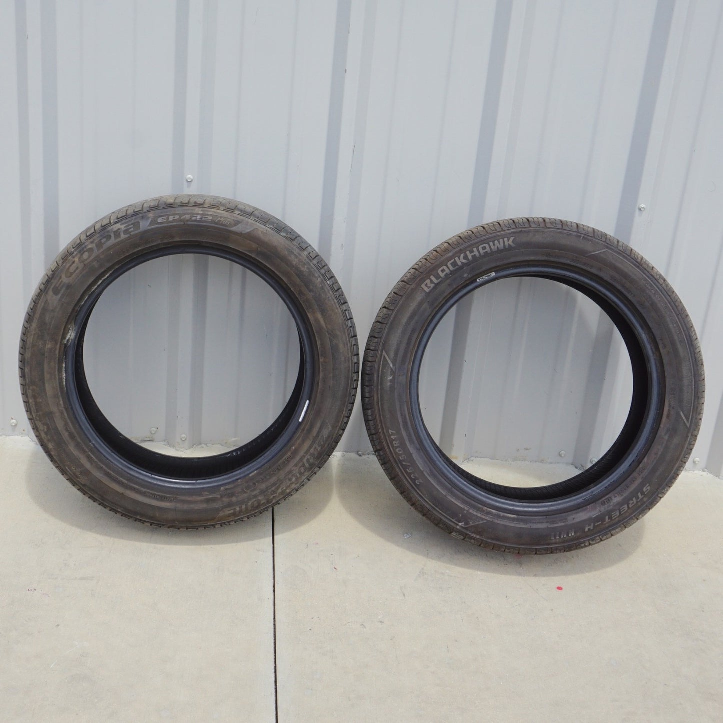 P225/50R17 Blackhawk STREET-H HH11 94 V Used - PAIR