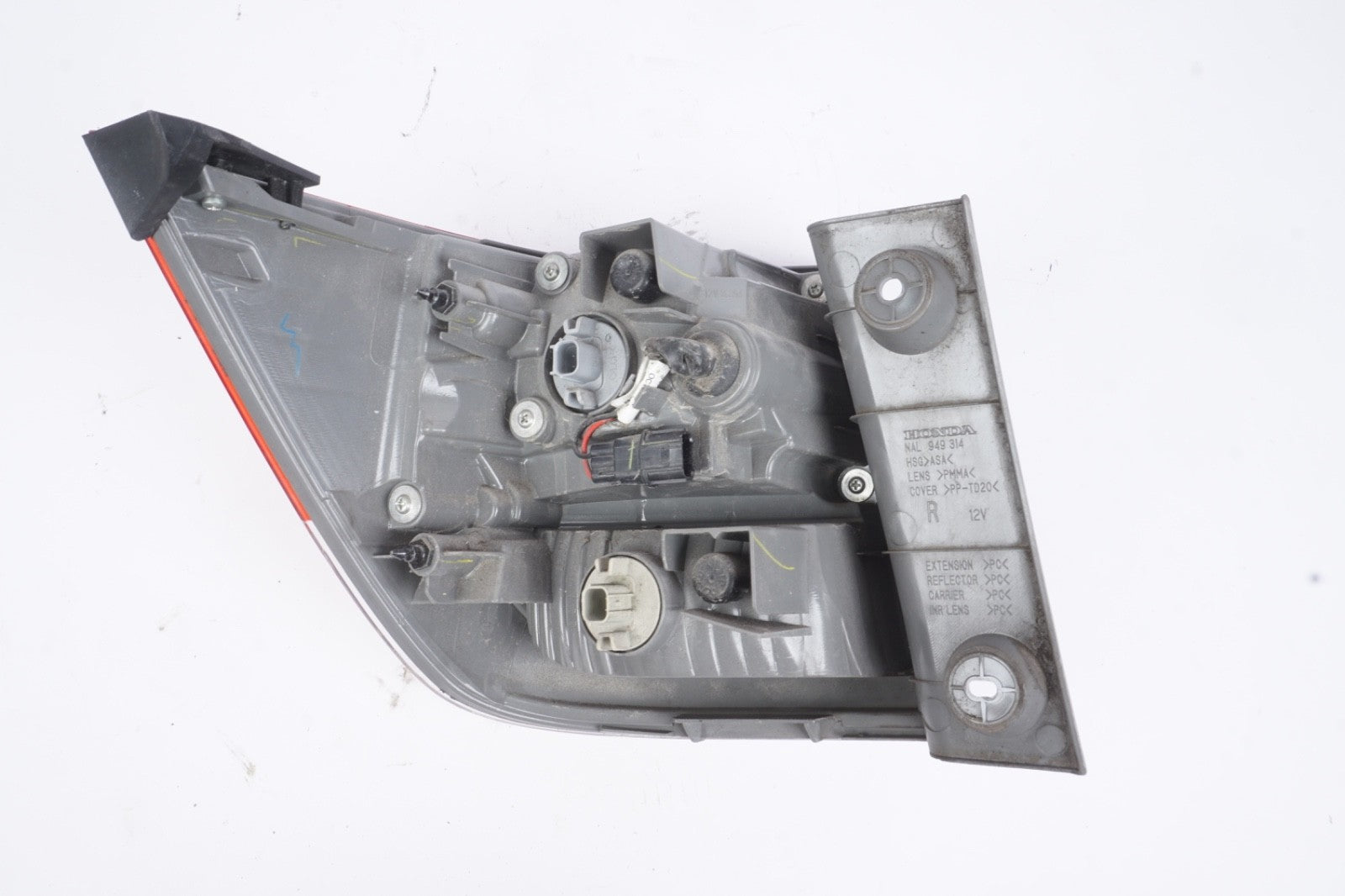 14-17 Honda Odyssey Right Passenger Quarter Mounted Tail Light Lamp OEM