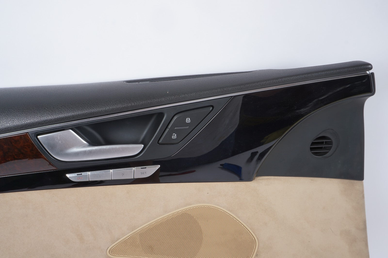 12-17 AUDI A8L A8 Front Left Driver Door Panel Trim  OEM