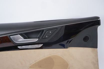 12-17 AUDI A8L A8 Front Left Driver Door Panel Trim  OEM