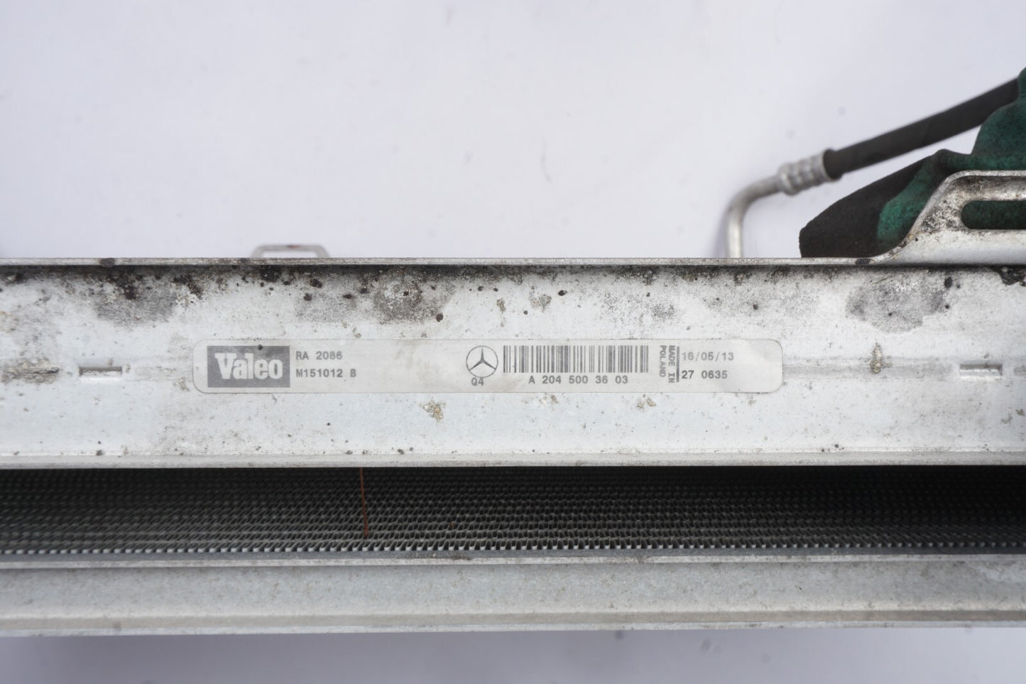 10-13 Mercedes W212 E350 Engine Coolant Radiator A C Condenser A2048305116 OEM