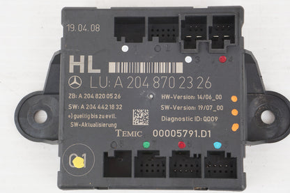 2008 - 2014 MERCEDES C300 W204 REAR LEFT DRIVER SIDE DOOR CONTROL MODULE OEM