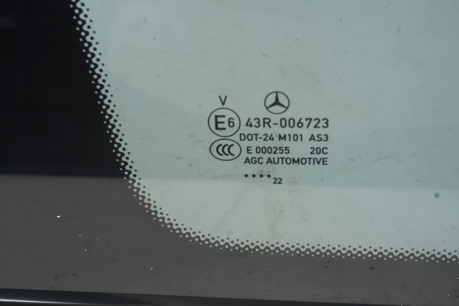 2022 - 2025 MERCEDES EQB350 X243 REAR LEFT SIDE QUARTER WINDOW GLASS OEM