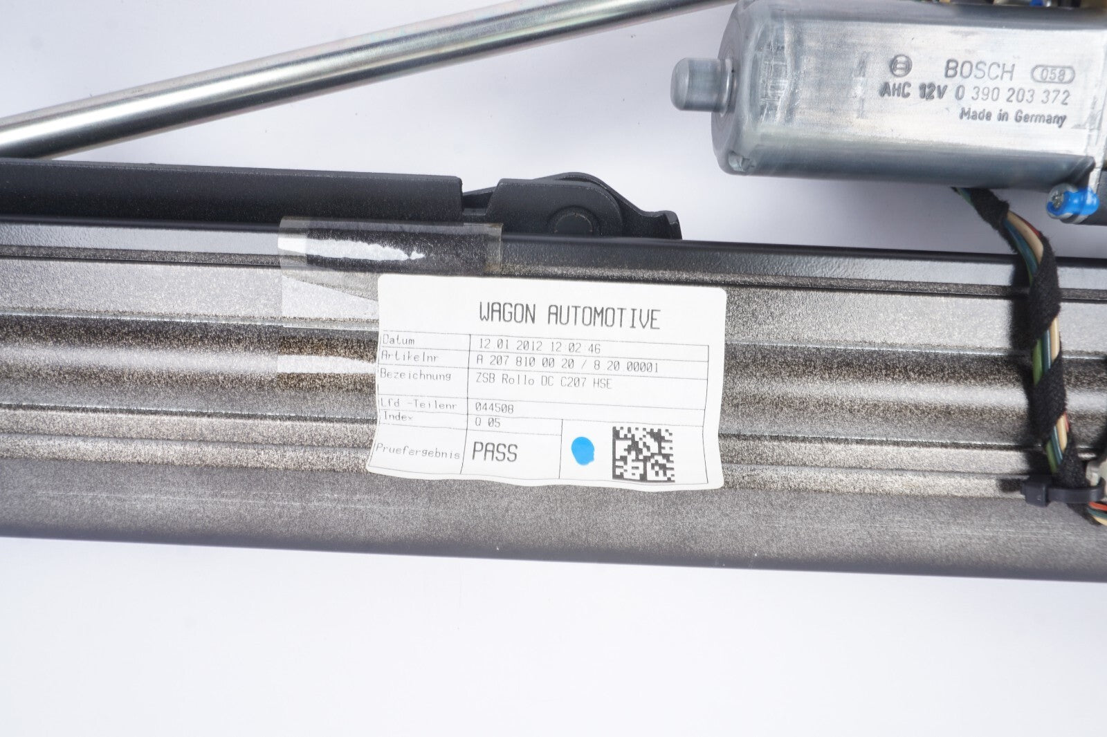 10-17 Mercedes W207 E350 Coupe Rear Window Sunshafe Roller Blind  OEM