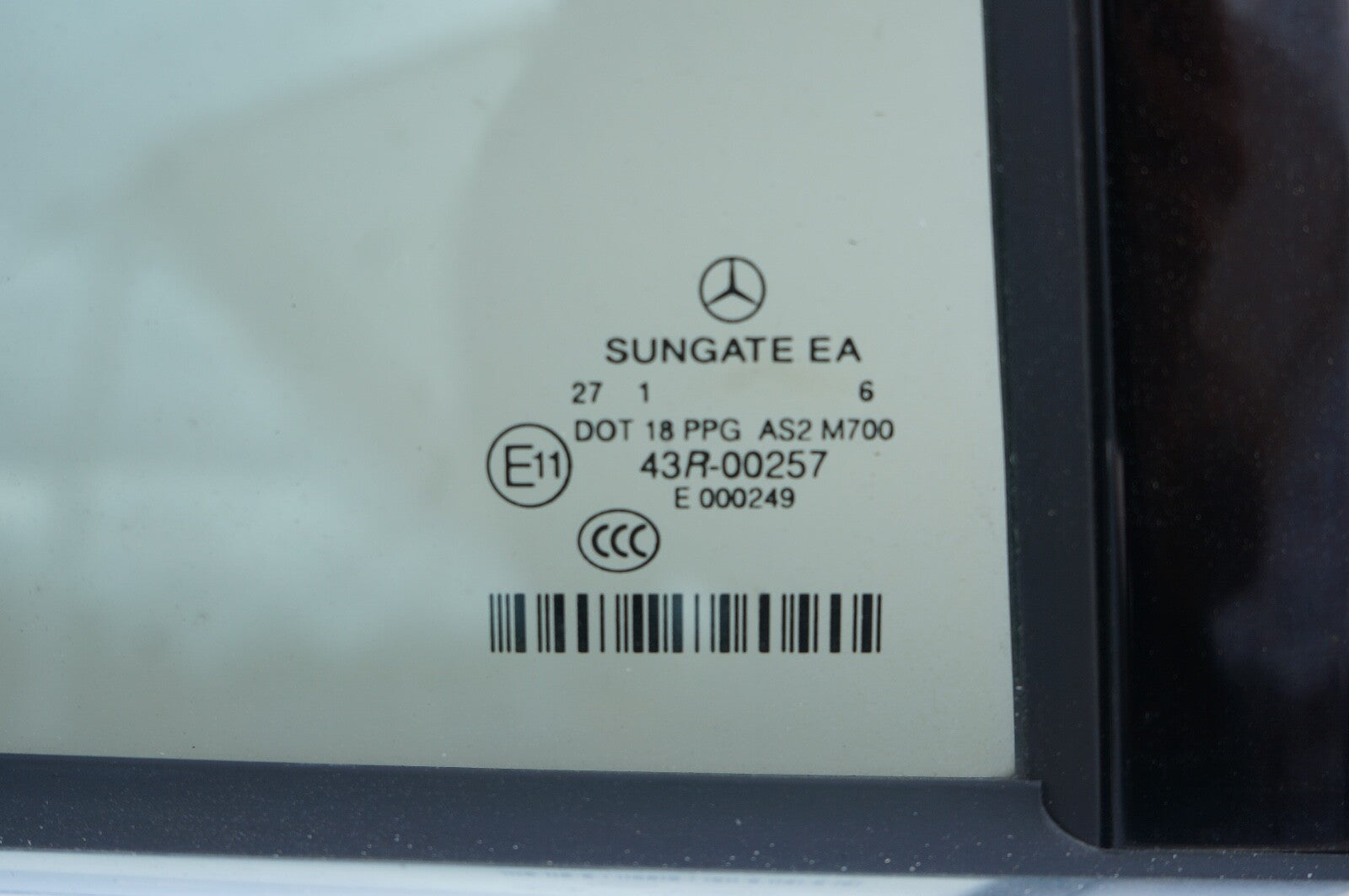 2007 - 2013 MERCEDES-BENZ S550 REAR RIGHT PASSENGER SIDE DOOR SHELL OEM