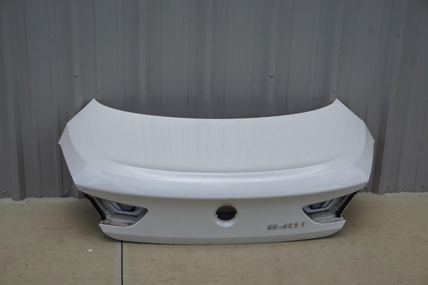 12-18 BMW F06 640I 650I M6 GRAN COUPE TRUNK LID TAIL GATE ALPINE WHITE
