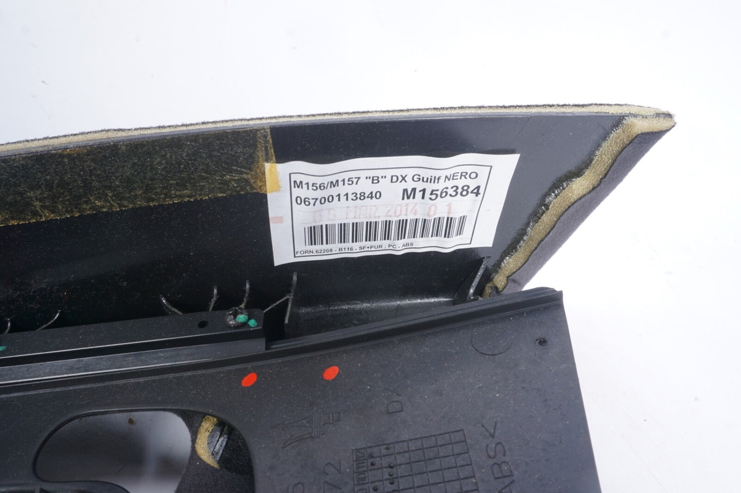 2014 - 2024 MASERATI GHIBLI RIGHT B PILLAR UPPER TRIM COVER PANEL OEM BLACK