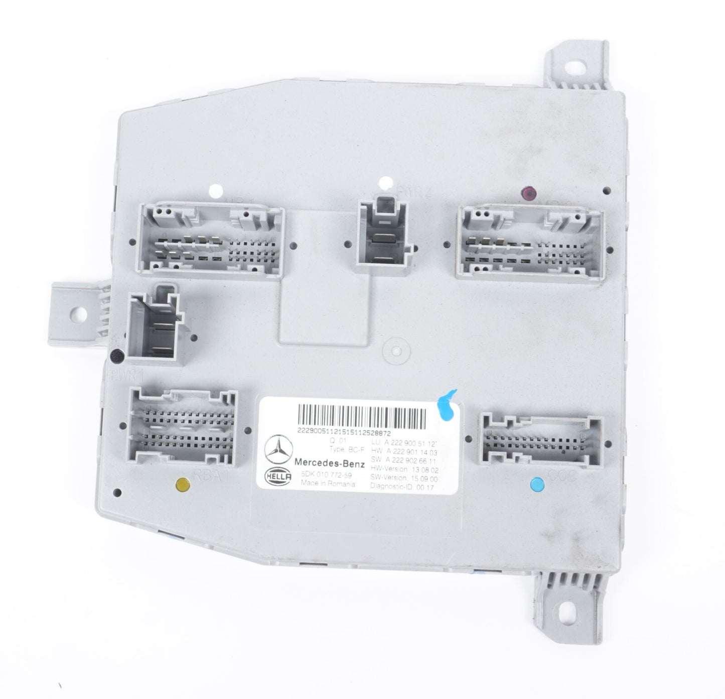 14-17 Mercedes S550 W222 Front Left Side SAM Fuse Box Module 2229005112 OEM