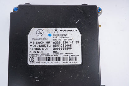03-06 Mercedes R230 SL500 SL55 Voice Command Control Module 2208204785  OEM