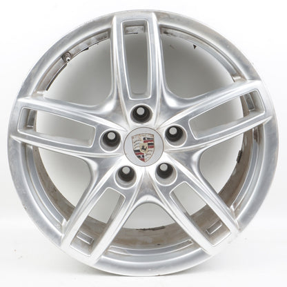 2011-2018 Porsche Cayenne 958 Turbo 8.5 X 19 19" Wheel Rim Silver 7P5601025A OEM