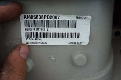 17-20 CHRYSLER PACIFICA CENTER CONSOLE TRIM BASE W/ CUP HOLDER OEM