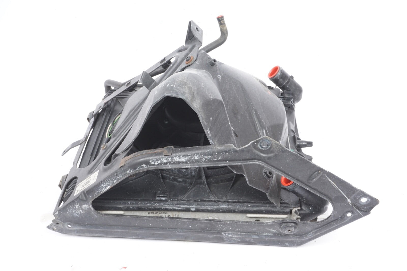 2000 2004 Porsche Boxster OEM Driver Left Radiator with Cooling Fan Bracket
