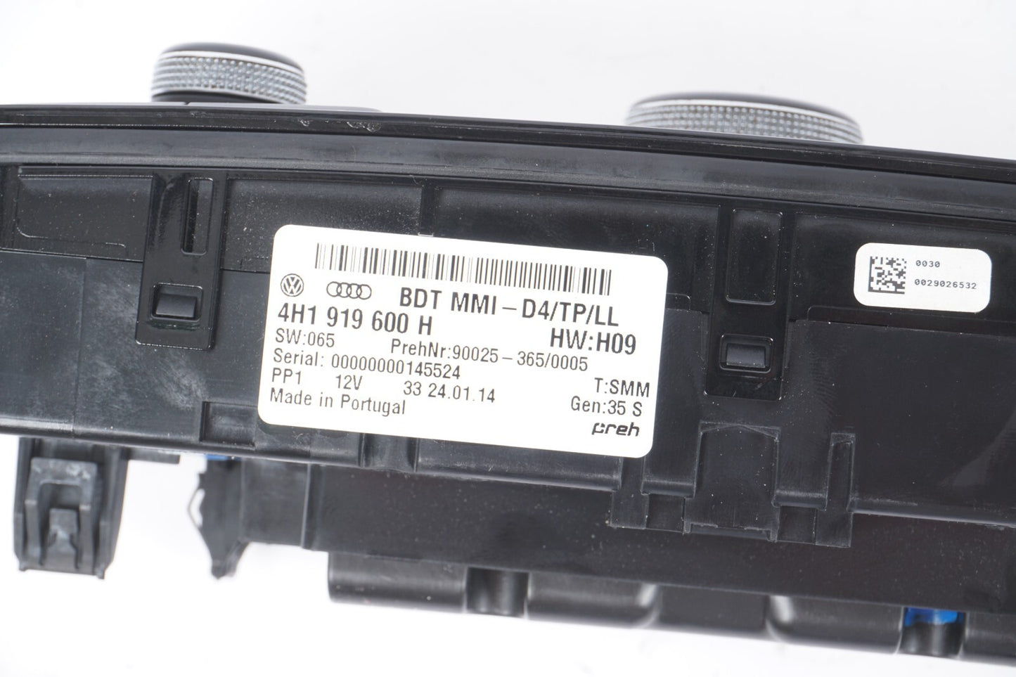 12-17 AUDI A8L A8 Center Console Multimedia Control Panel 4H1919600H  OEM