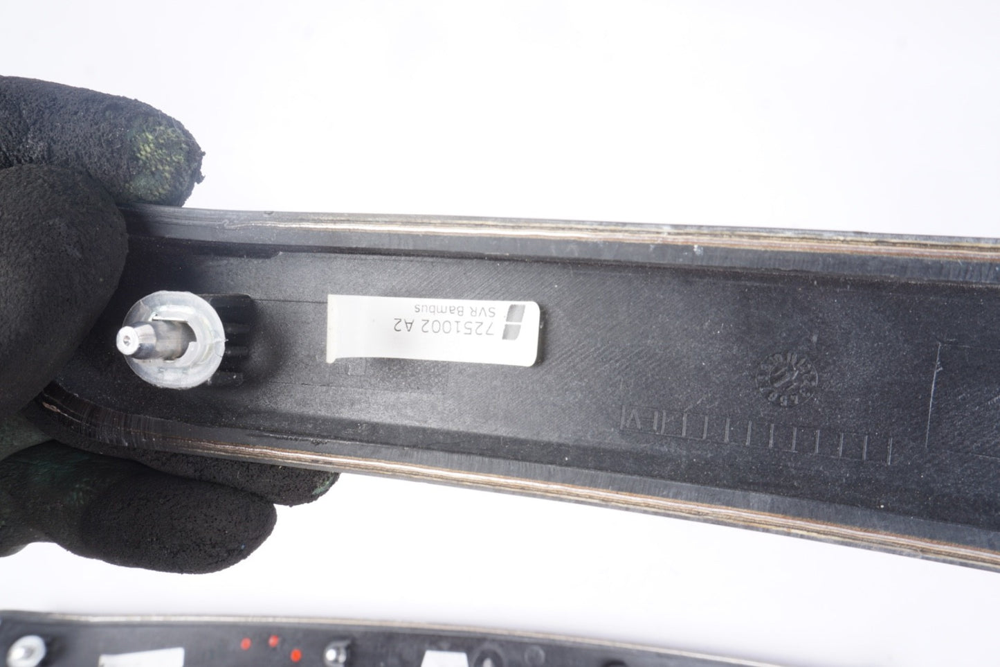 2007-2013 BMW E92 E93 Coupe Rear Left Right Side Grained Wood Trim Strip OEM
