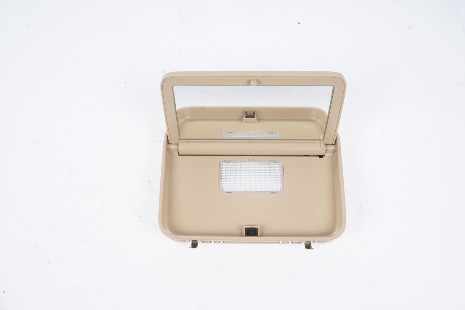 10-13 Mercedes W221 S400 S550 Rear Overhead Vanity Mirror Beige 2218101817 OEM
