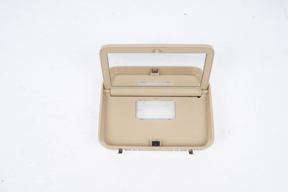 10-13 Mercedes W221 S400 S550 Rear Overhead Vanity Mirror Beige 2218101817 OEM