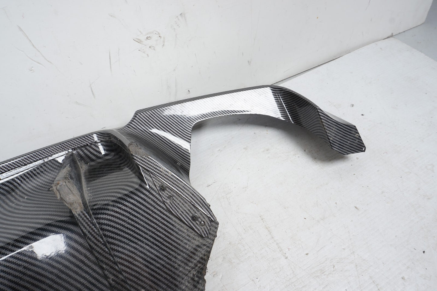 2011-2013 BMW 550i F10 Rear Bumper Lower Valance Spoiler Carbon OEM