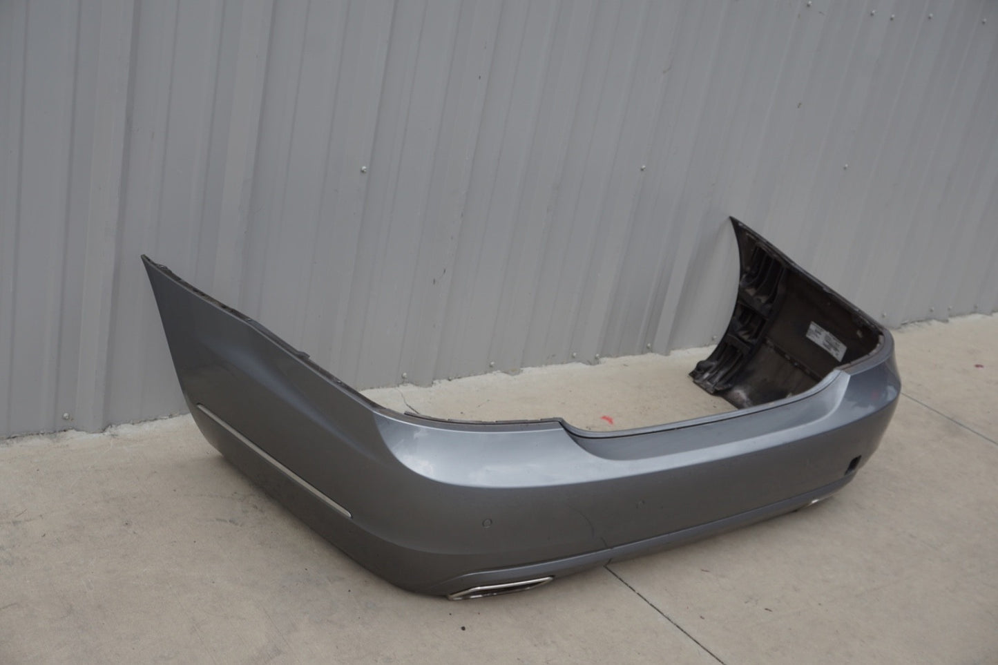 10-13 Mercedes W221 S400 S550 Rear Bumper Cover Assembly GRAY OEM