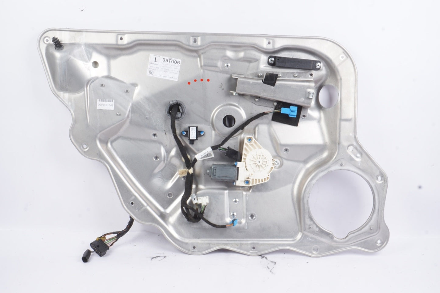 2007-2013 MERCEDES S550 W221 REAR LEFT DOOR WINDOW REGULATOR W/ CARRIER OEM