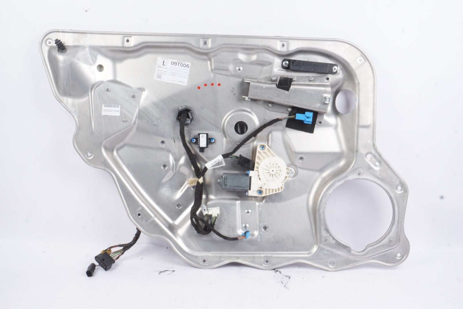 2007-2013 MERCEDES S550 W221 REAR LEFT DOOR WINDOW REGULATOR W/ CARRIER OEM