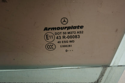 08-14 Mercedes W204 C300 C350 Front Left Driver Side Door Window Glass OEM