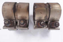 03-06 Mercedes R230 SL500 Exhaust Clam Set Of 2 OEM
