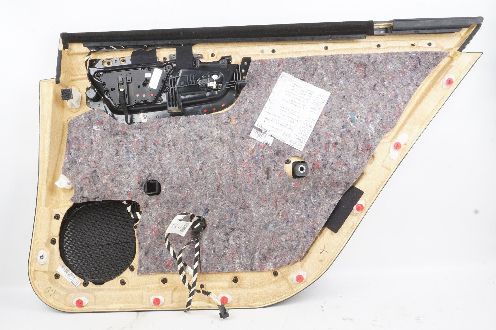 2007 - 2013 Mercedes S550 S600 Left LH Driver Rear Door Trim Panel Black