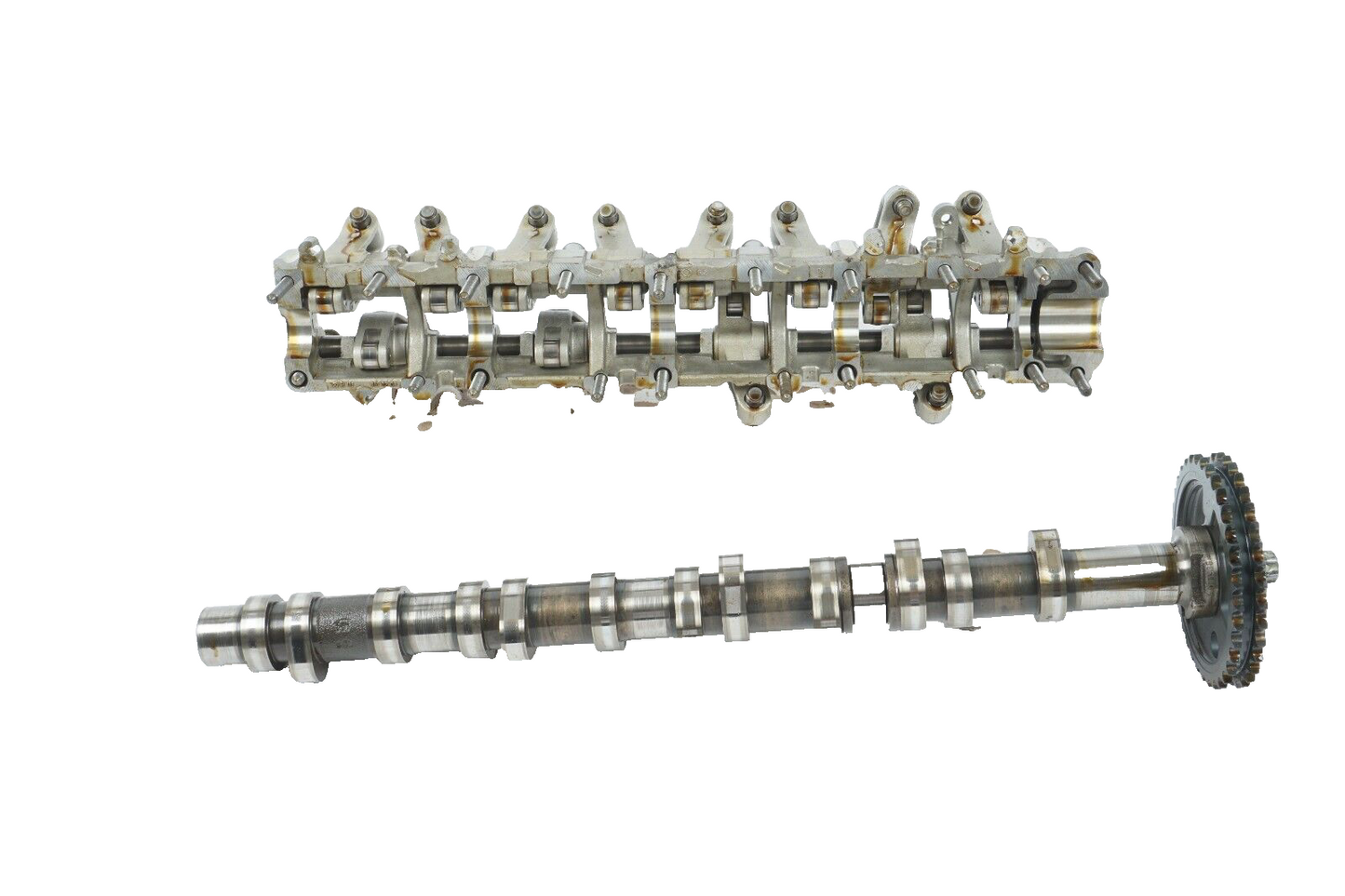 03 - 06 Mercedes R230 SL500 Left Driver Side Engine Camshaft & Rocker Arm OEM