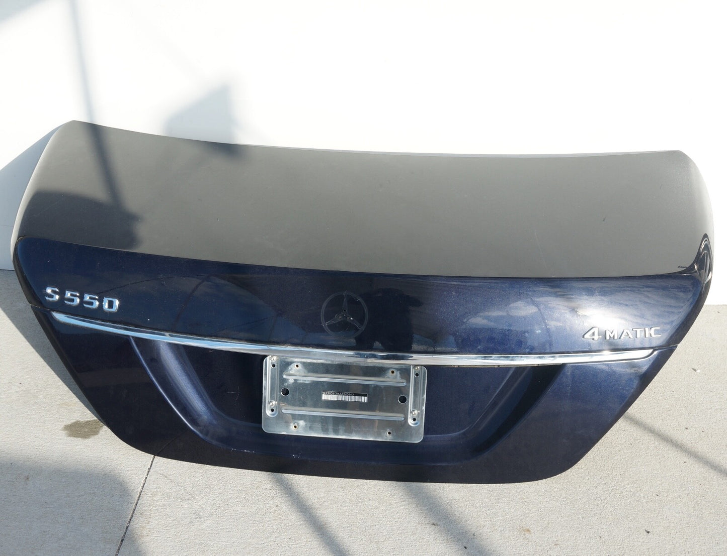 2007 - 2013 MERCEDES-BENZ S550 S600 S63 AMG TRUNK LID OEM BLUE