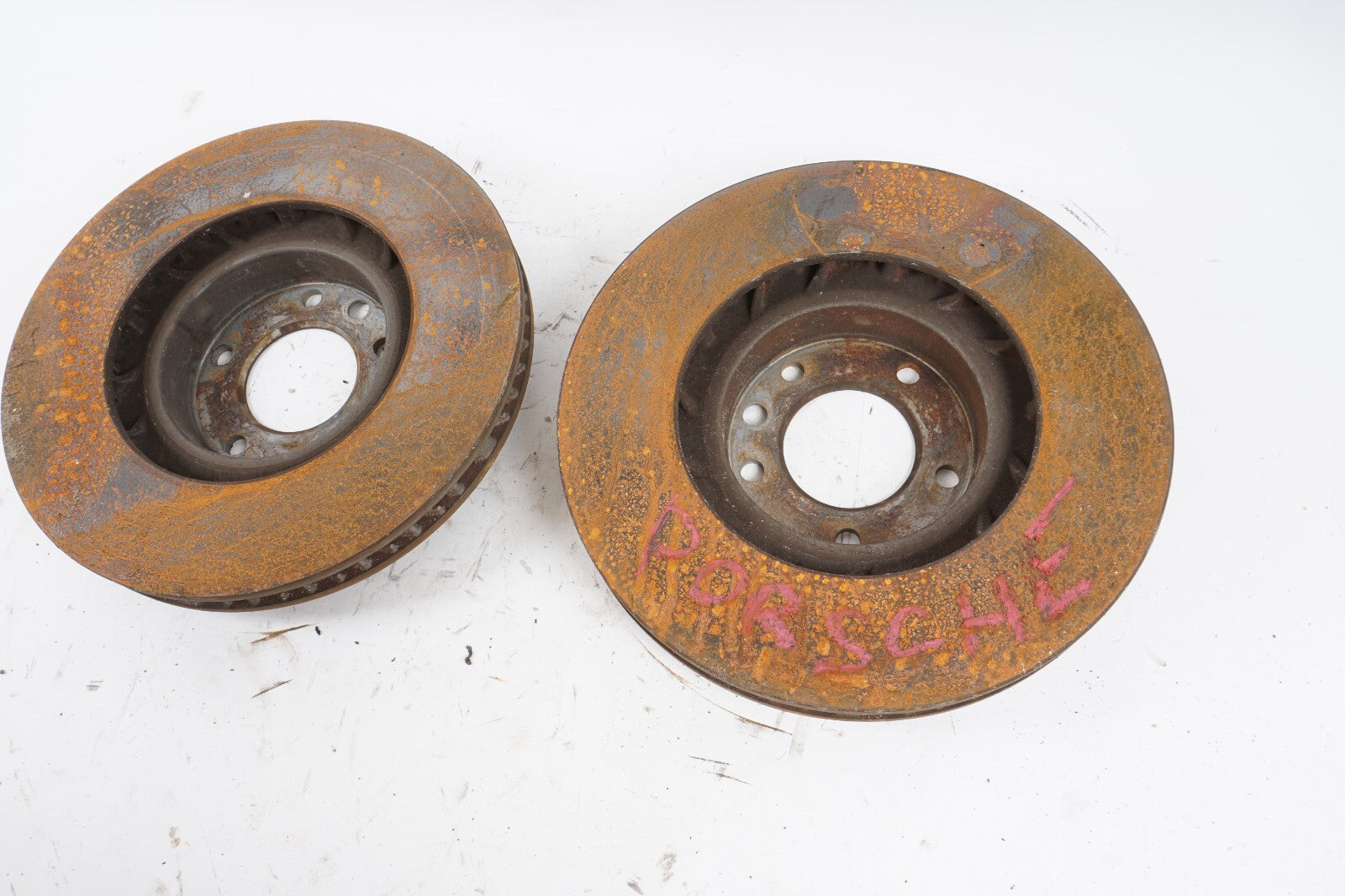 2011-2018 PORSCHE CAYENNE 3.6L FRONT BRAKE ROTOR DISC LEFT & RIGHT OEM