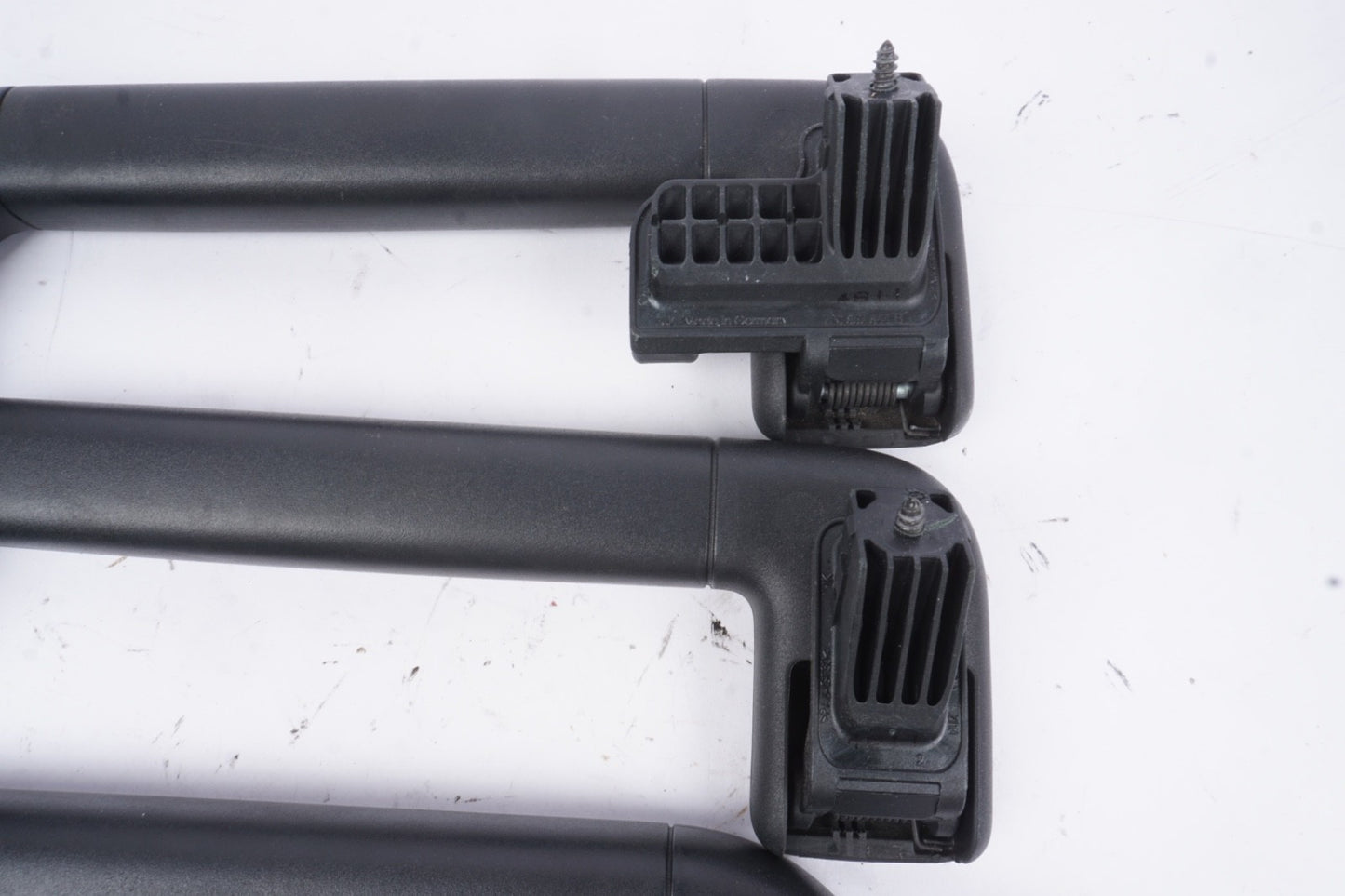 11-18 PORSCHE CAYENNE INTERIOR ROOF TOP GRAB HANDLE SET OF 4 ITEM BLACK OEM