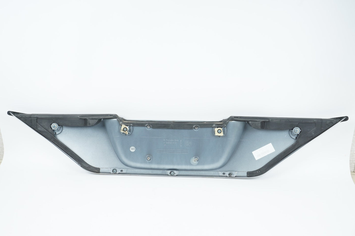2003 - 2012 Mercedes SL500 R230Trunk Lid License Plate Holder   OEM