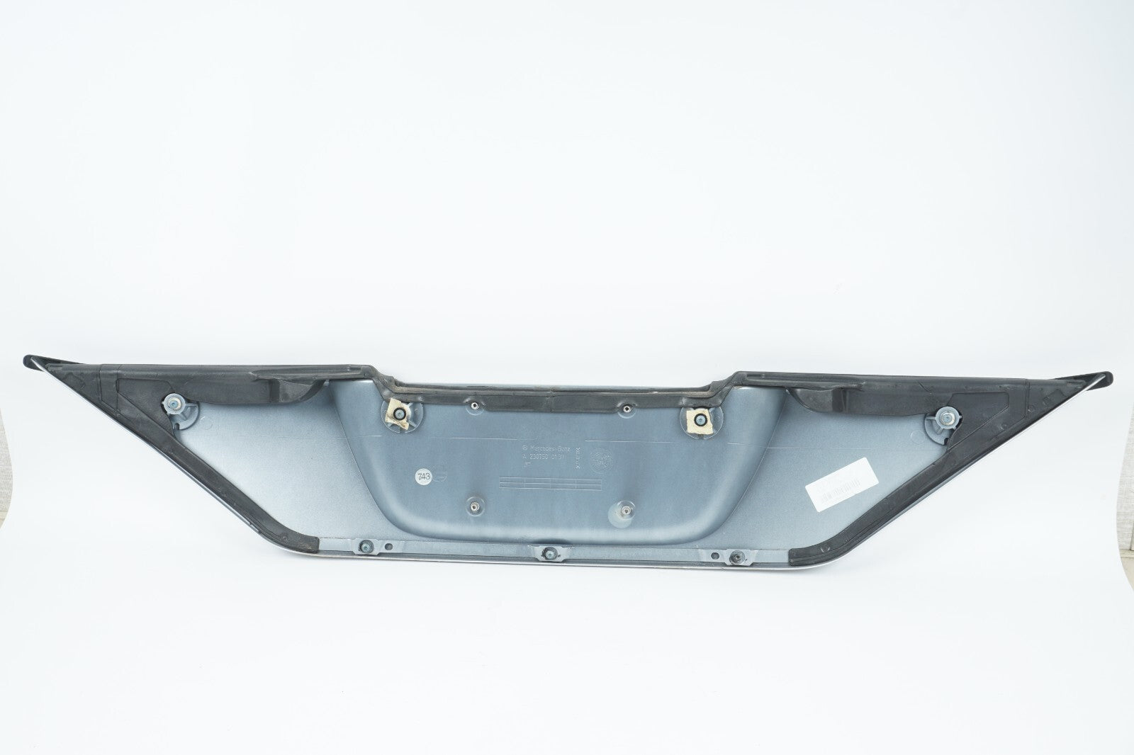 2003 - 2012 Mercedes SL500 R230Trunk Lid License Plate Holder   OEM