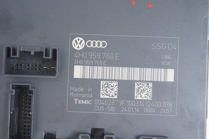 11-17 AUDI A8 A8L FRONT RIGHT PASSENGER SEAT CONTROL MODULE 4H0959760E  OEM