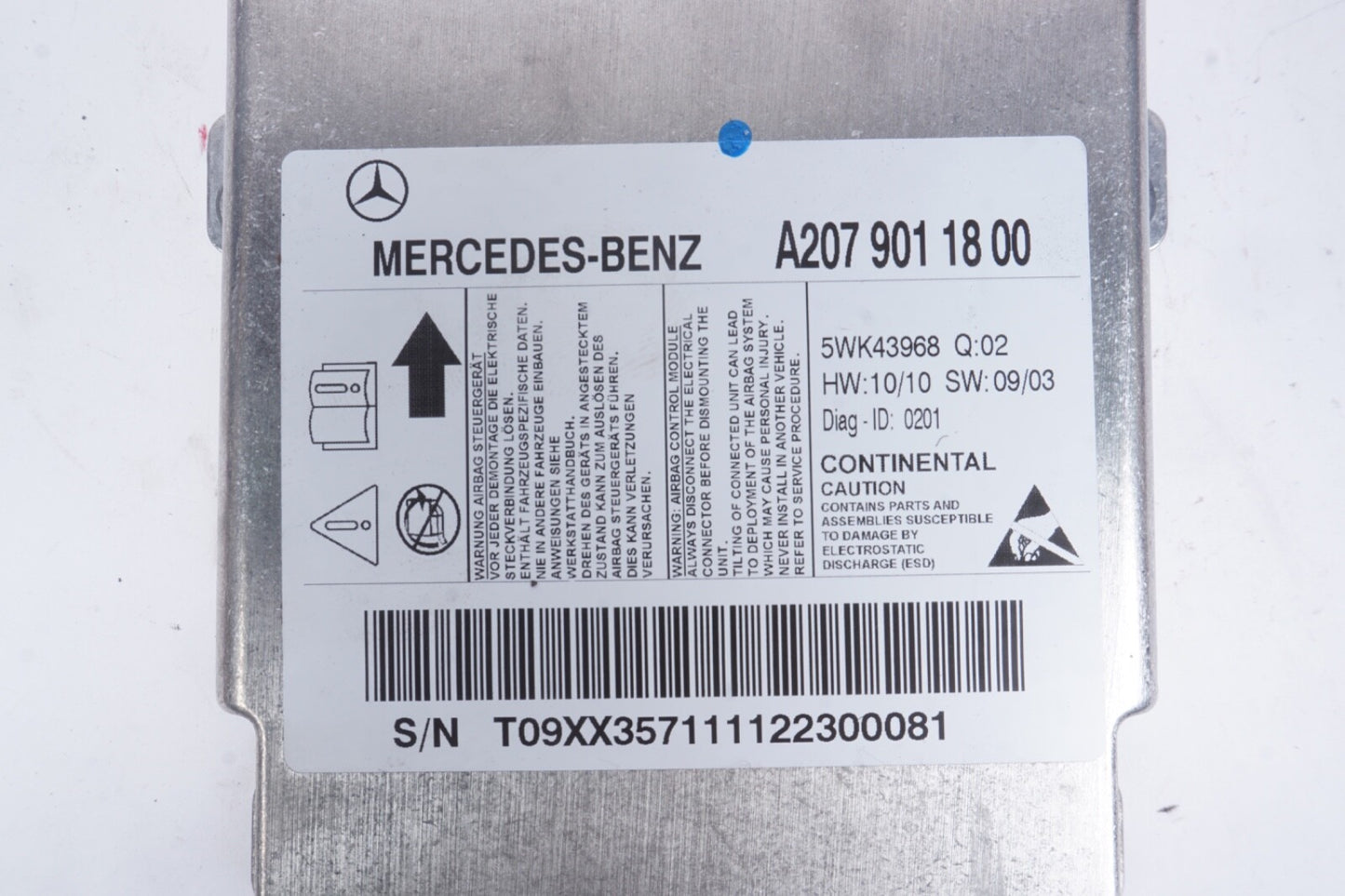 10-14 Mercedes W204 C350 C250 E350 Sensor Control Module 2079011800 OEM USED