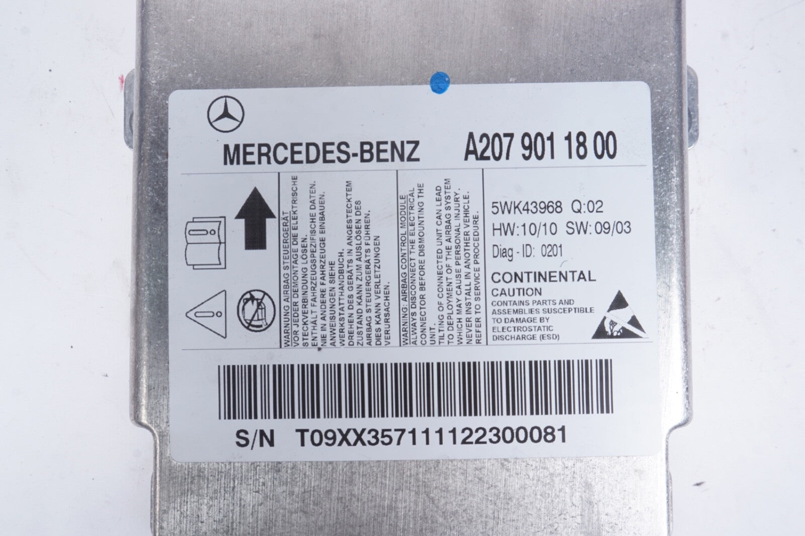10-14 Mercedes W204 C350 C250 E350 Sensor Control Module 2079011800 OEM USED