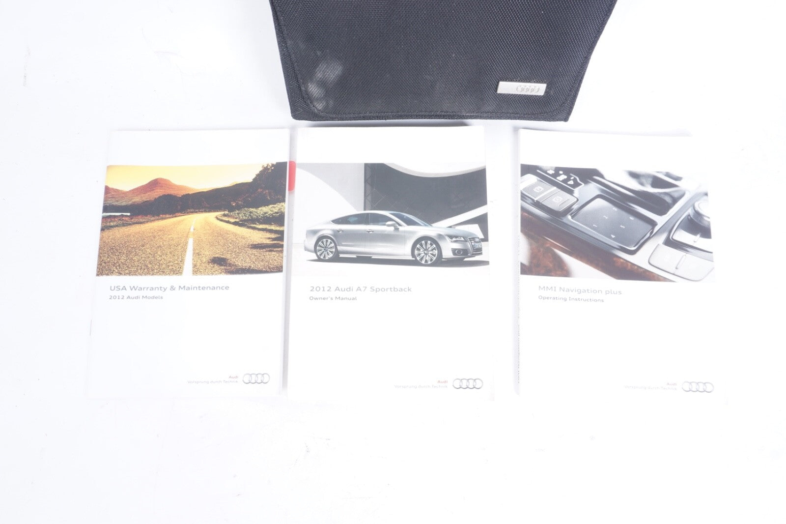 2012 OEM Audi A7 Owners Manual Maintenance Book Wallet SET