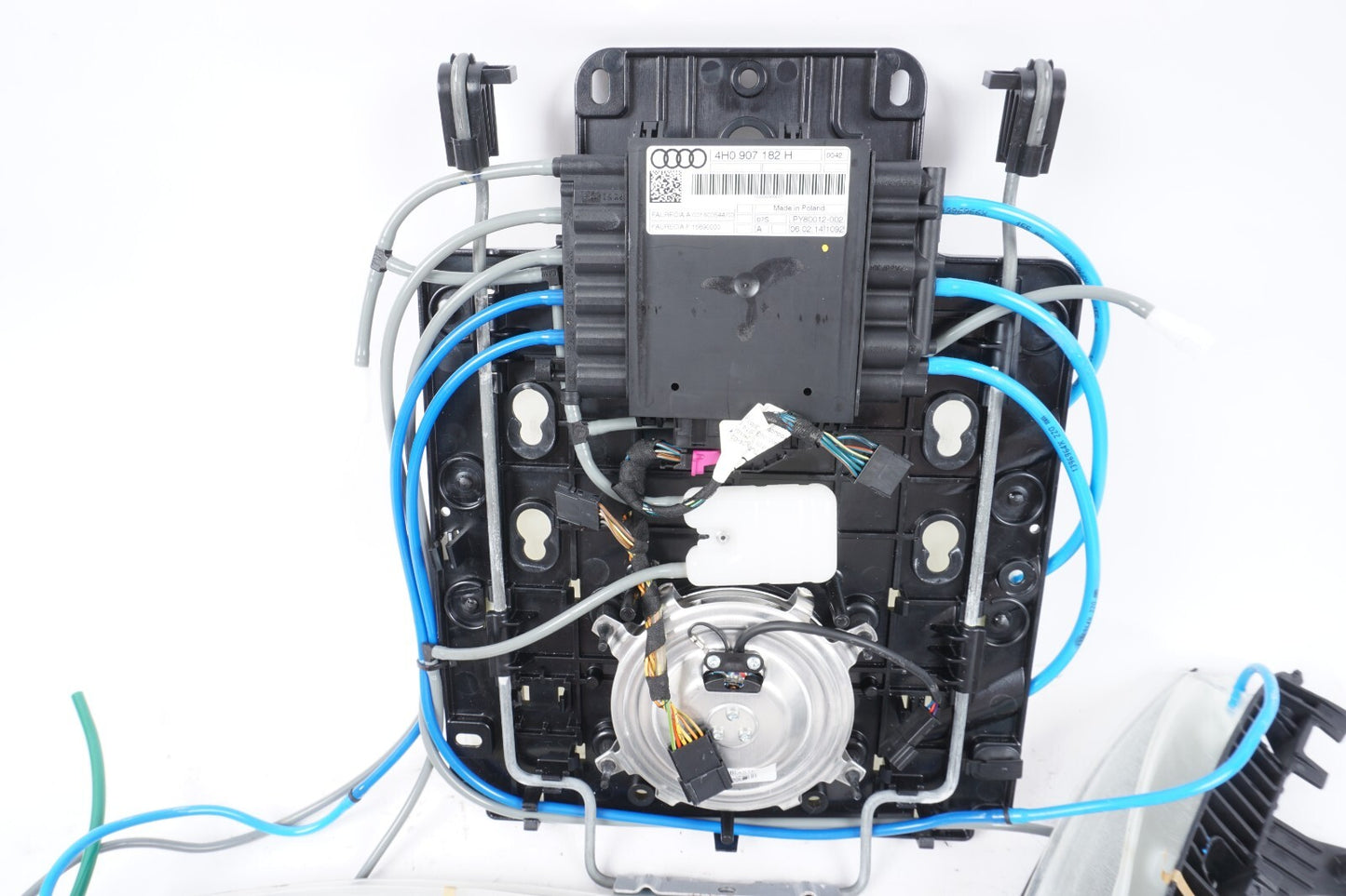 11-17 AUDI A8 A8L S8 FRONT RIGHT PASSENGERG SEAT AIR PUMP MODULE FAN SET OEM