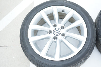 2012 - 2016 VOLKSWAGEN EOS ALLOY WHEEL RIM 7.5Jx17 & TIRE 235/45ZR17 SETOEM