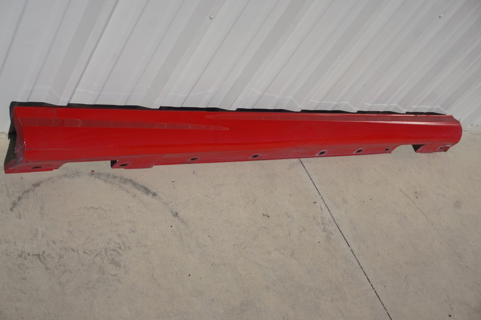 2008 - 2014 Mercedes C250 C300 AMG Sport Sedan Right Side Skirt Rocker Panel Red