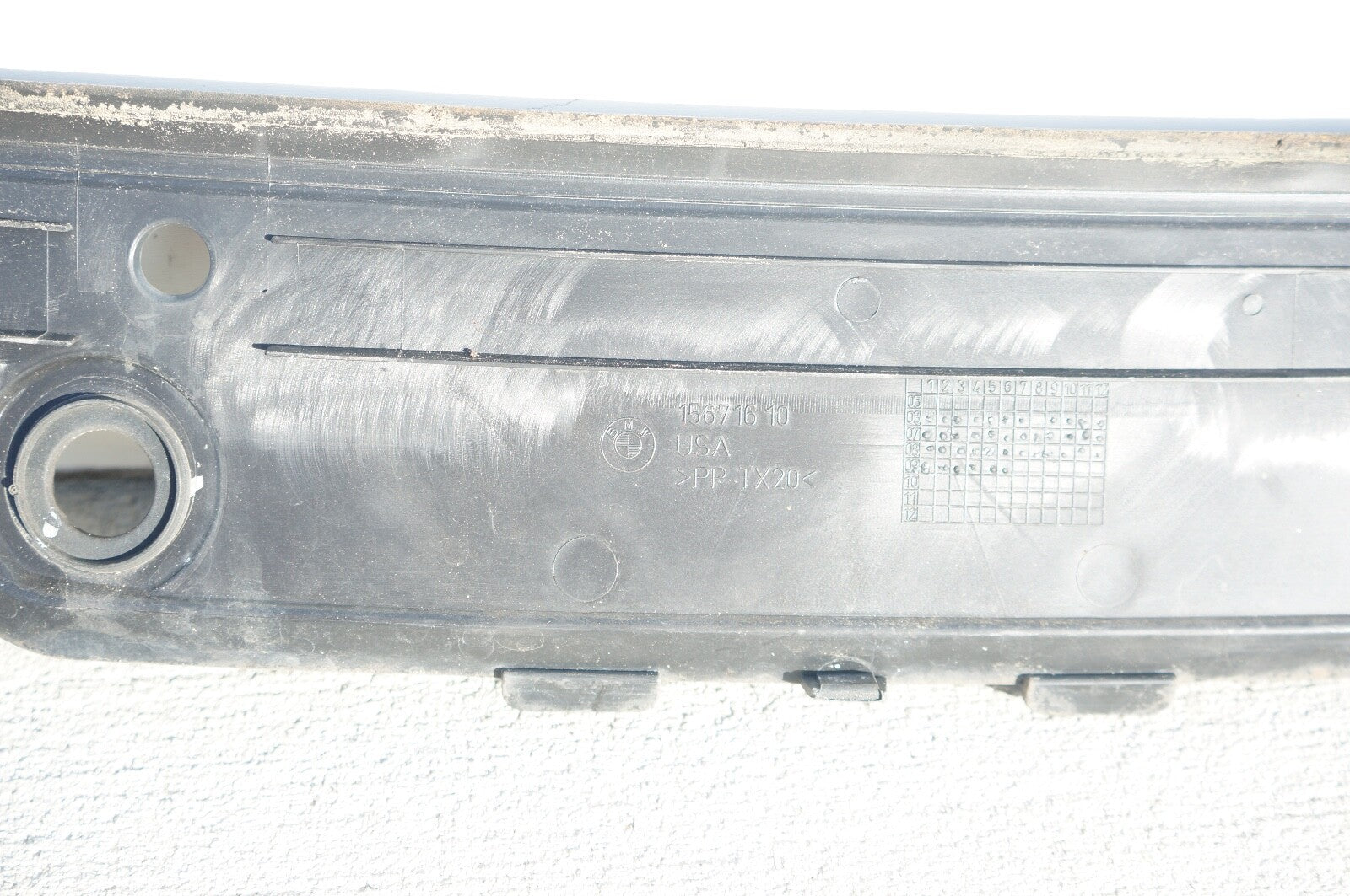 BMW X5 E70 LHD FRONT WINDSCREEN WIPERS COVER SCUTTLE PANEL OEM 15671610
