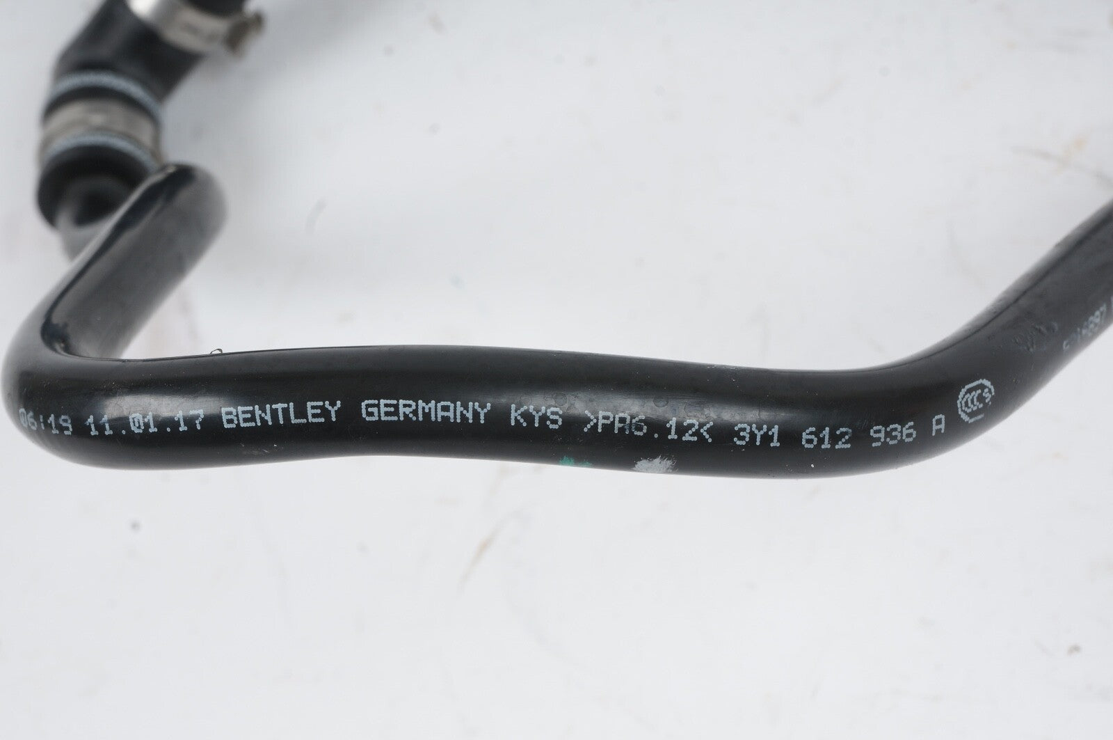 2010 - 2020 BENTLEY MULSANNE POWER BRAKE BOOSTER ELECTRIC VACUUM HOSE