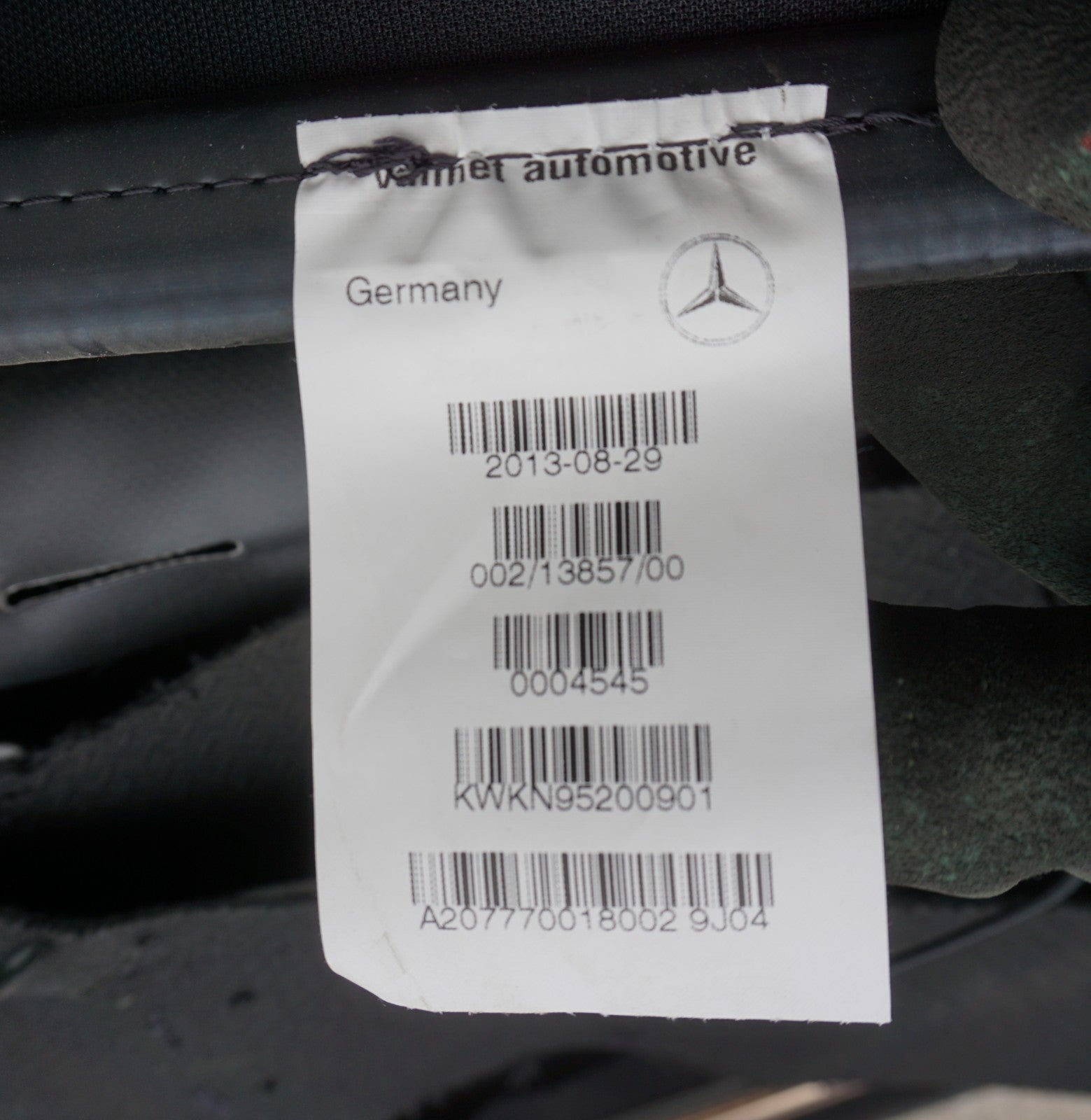 11-17 Mercedes W207 E350 E550 Convertible Soft Top Roof Black 2077700082 OEM